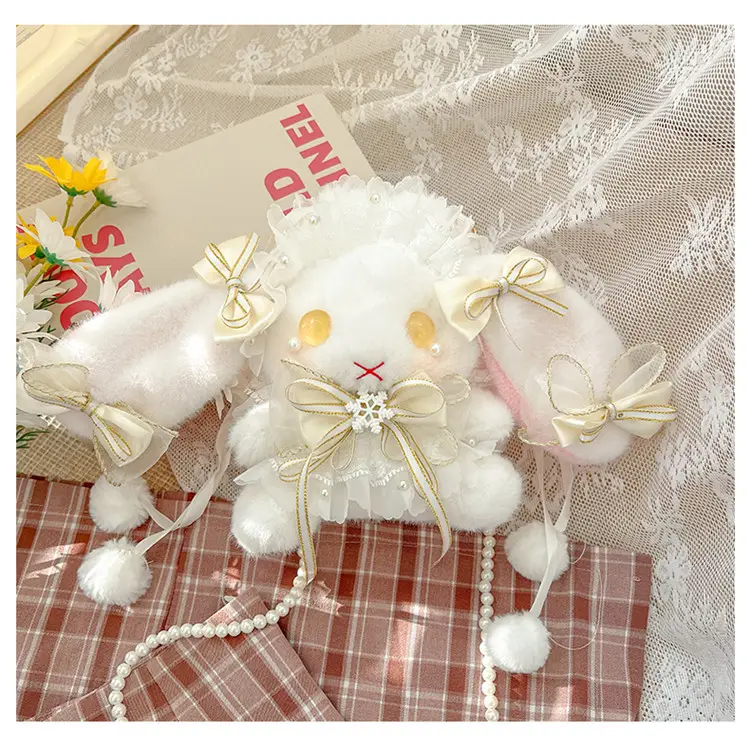 Lolita Rabbit Doll Bow Bag Free Shipping — feature 33