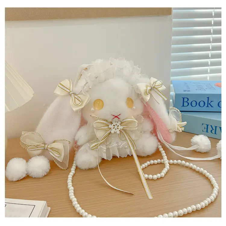 Lolita Rabbit Doll Bow Bag Free Shipping — feature 34