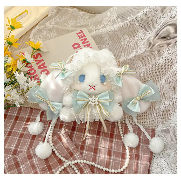 Lolita Rabbit Doll Bow Bag Free Shipping — feature 35