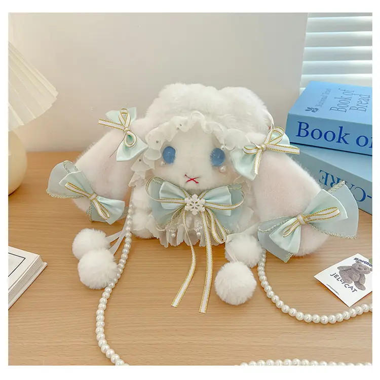 Lolita Rabbit Doll Bow Bag Free Shipping — feature 36