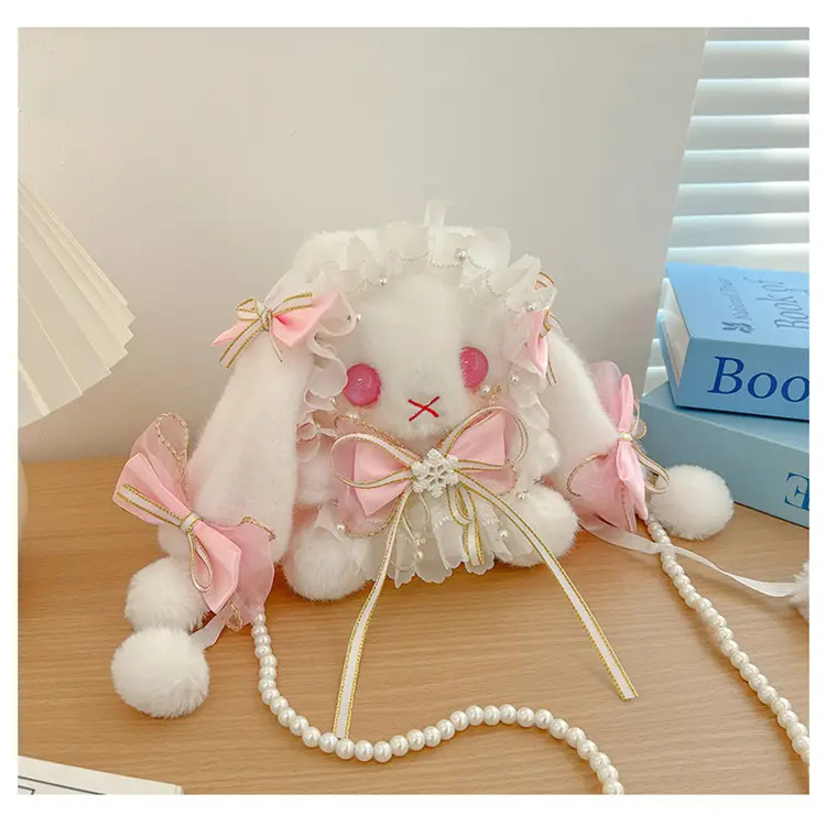 Lolita Rabbit Doll Bow Bag Free Shipping — feature 40
