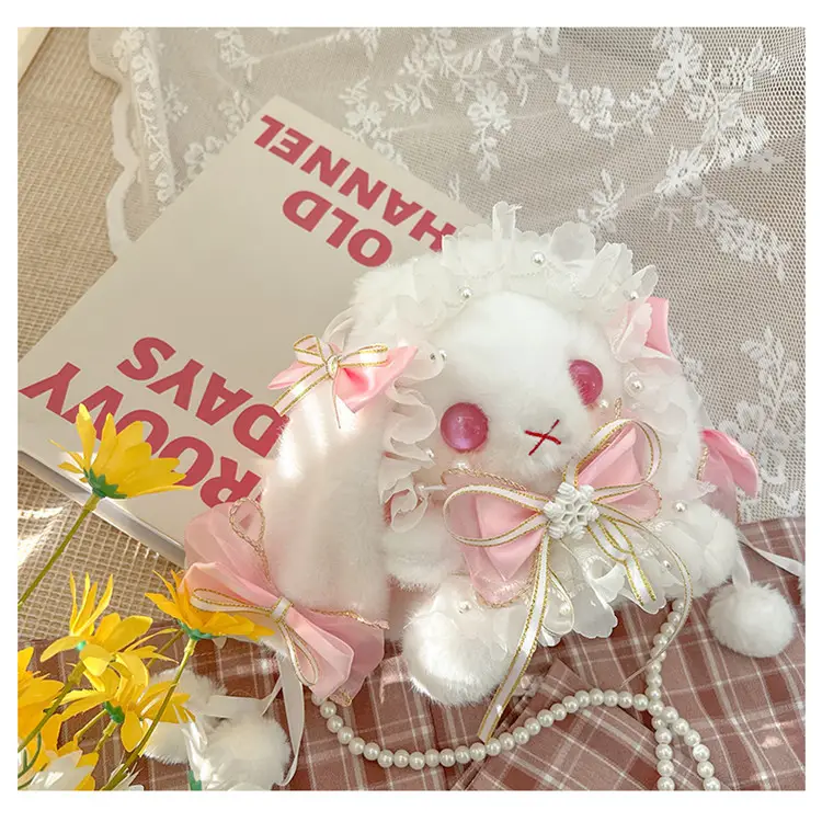 Lolita Rabbit Doll Bow Bag Free Shipping — feature 41