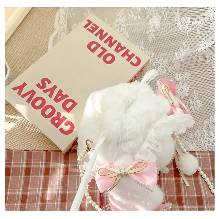Lolita Rabbit Doll Bow Bag Free Shipping — feature 43