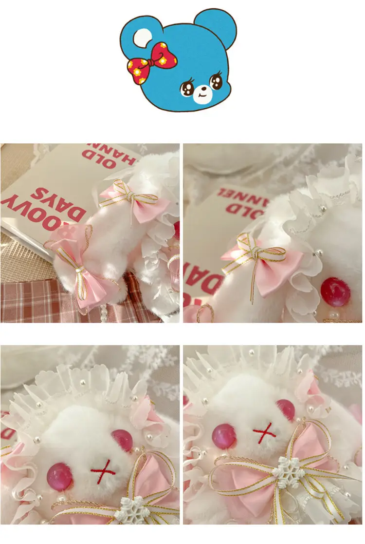 Lolita Rabbit Doll Bow Bag Free Shipping — feature 9
