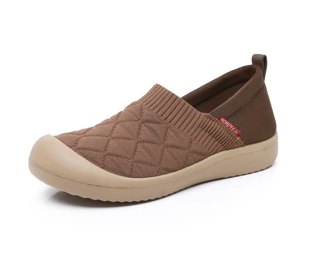 Spring and Autumn New Women's Single-layer Shoes Non-slip Soft Sole Slip-on Lazy Shoes Flat Light Mother Shoes Casual Breathable Women's Shoes - Image 3