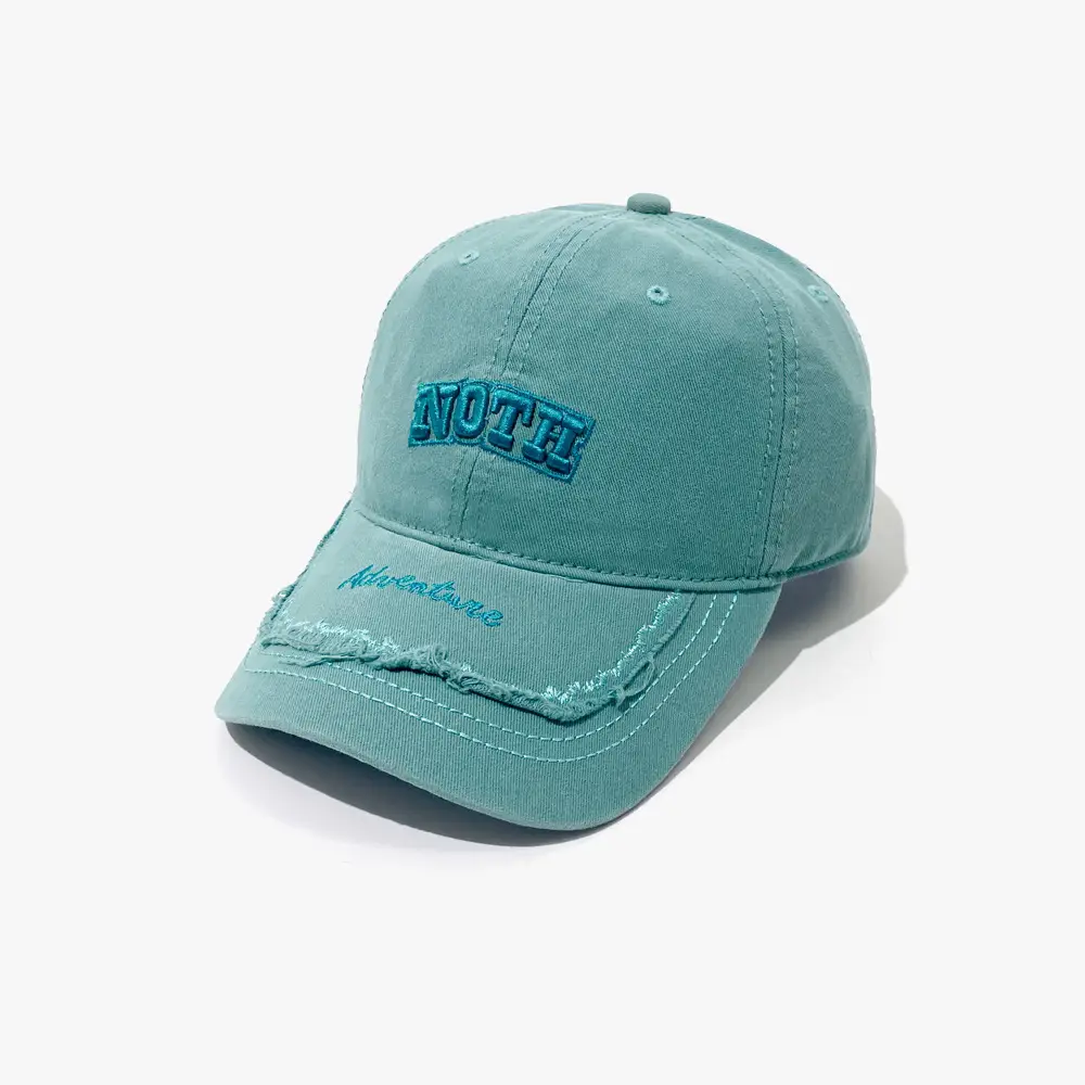 Women Light Blue Embroidered Cap Baseball Sunshade Cap - Image 4