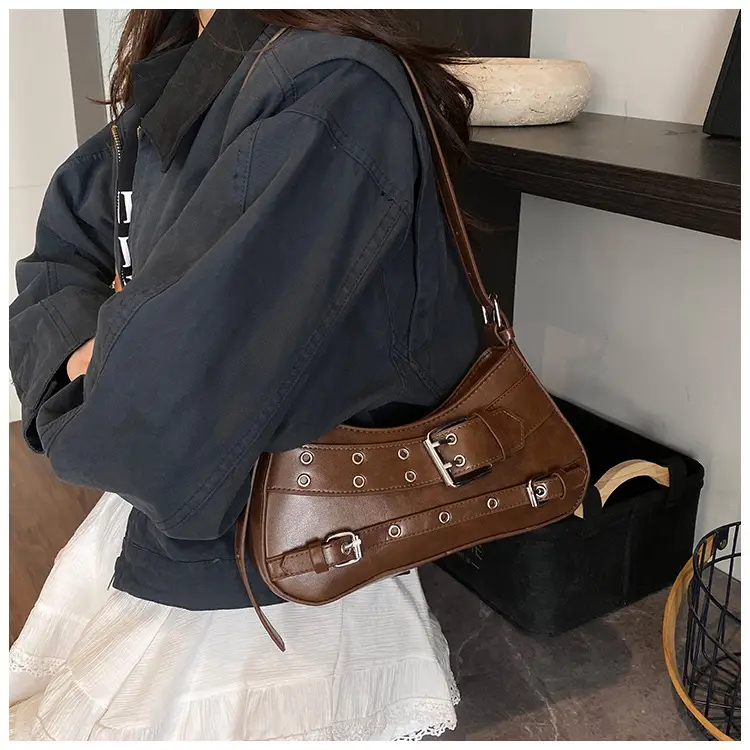 2025 Women's PU Leather Shoulder Bag Black Crossbody — feature 13