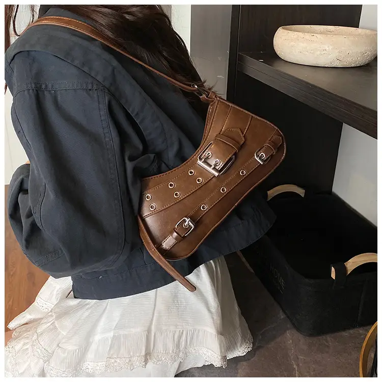 2025 Women's PU Leather Shoulder Bag Black Crossbody — feature 14