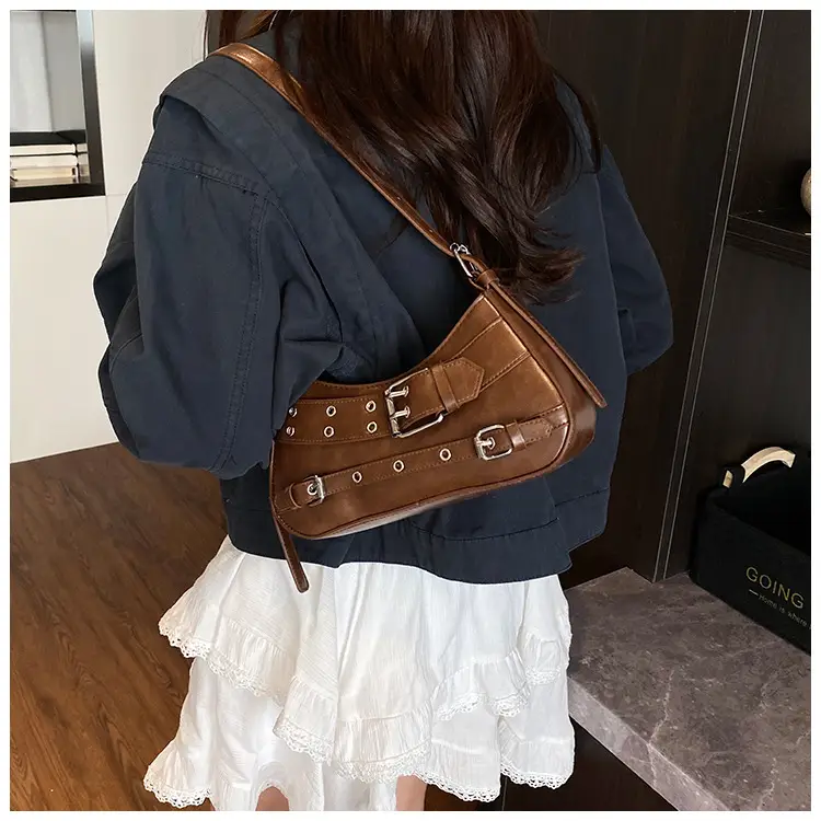 2025 Women's PU Leather Shoulder Bag Black Crossbody — feature 15