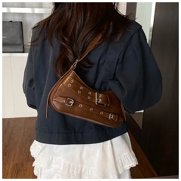 2025 Women's PU Leather Shoulder Bag Black Crossbody — feature 16