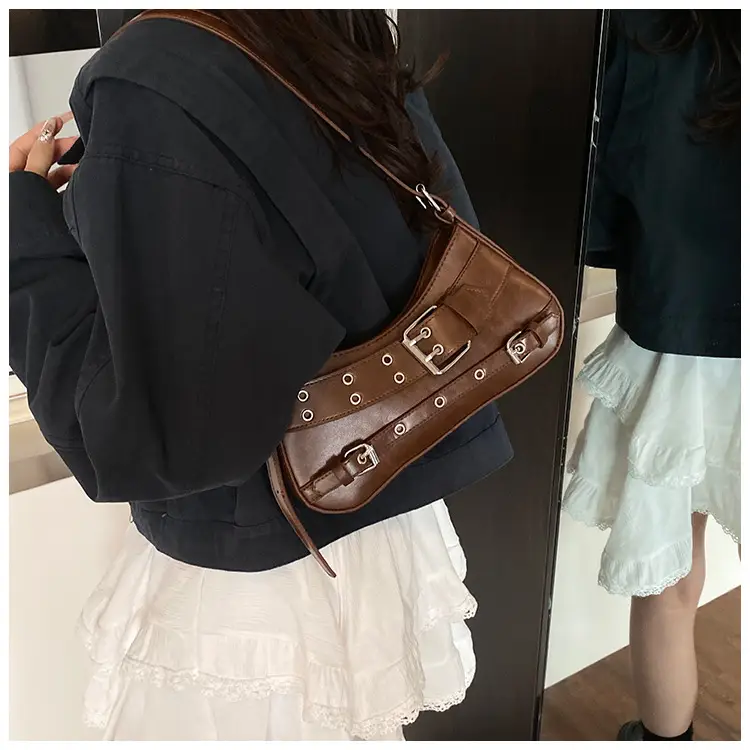 2025 Women's PU Leather Shoulder Bag Black Crossbody — feature 18