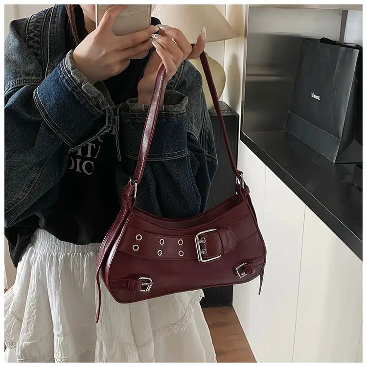 2025 Women's PU Leather Shoulder Bag Black Crossbody — feature 30