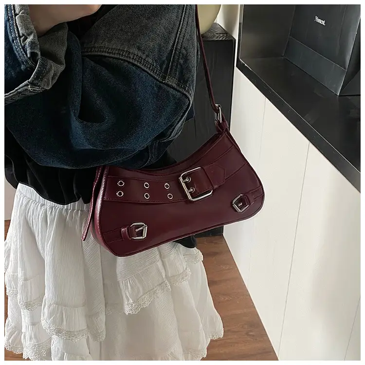 2025 Women's PU Leather Shoulder Bag Black Crossbody — feature 34