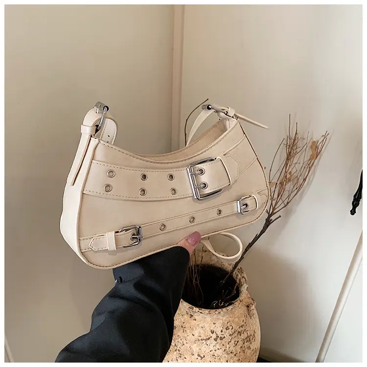 2025 Women's PU Leather Shoulder Bag Black Crossbody - Image 2