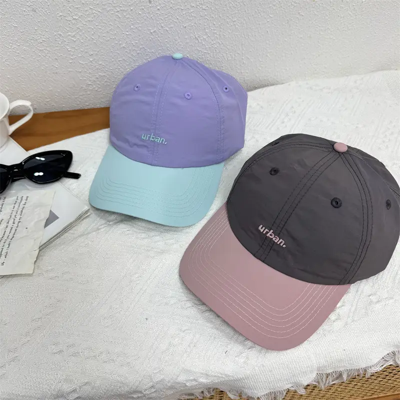 Women Baseball Caps Spring Summer Matching Korean Color