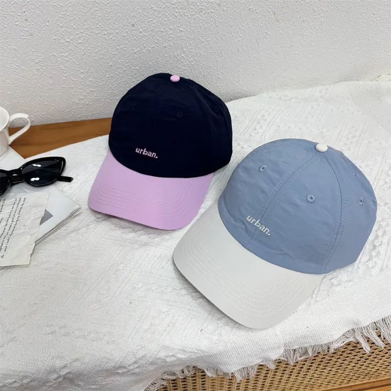 Women Baseball Caps Spring Summer Matching Korean Color