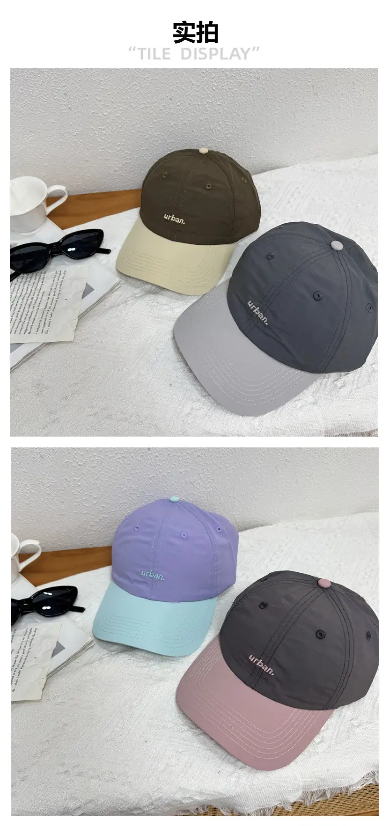 Women Baseball Caps Spring Summer Matching Korean Color — feature 3