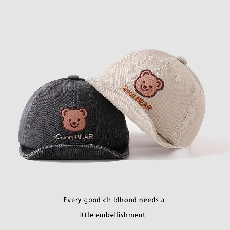 Baby's Bear Cap Soft Brim All Season - Image 13