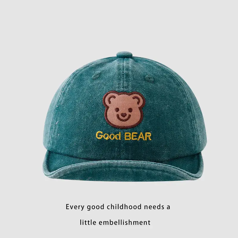 Baby's Bear Cap Soft Brim All Season - Image 2