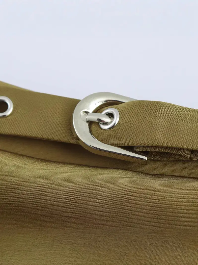 Silk Satin Belt Overskirt Women's ZRA Collection - Image 5