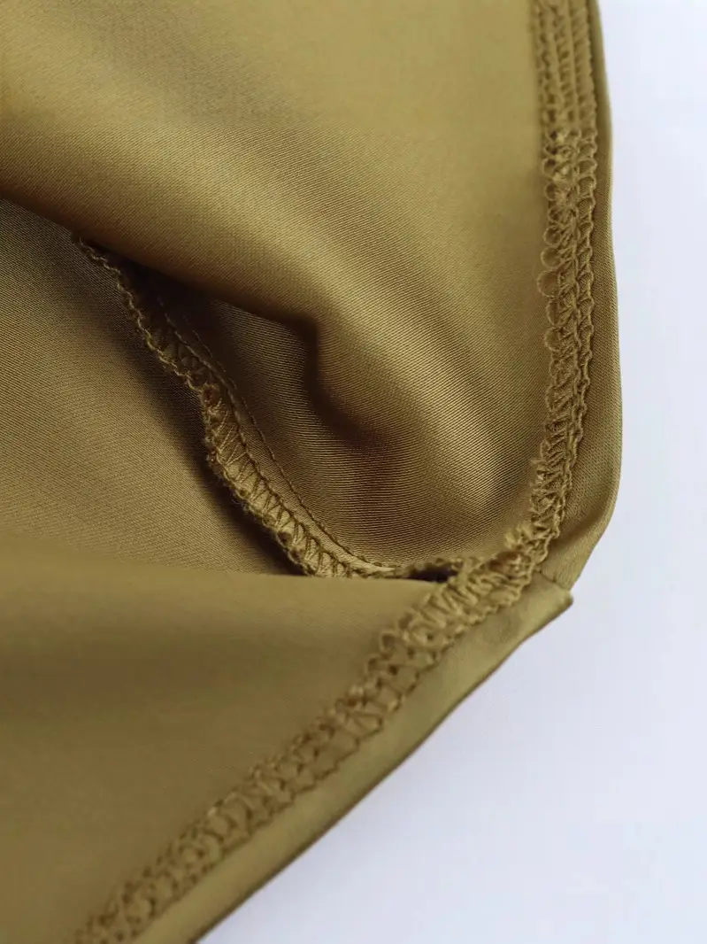 Silk Satin Belt Overskirt Women's ZRA Collection - Image 6