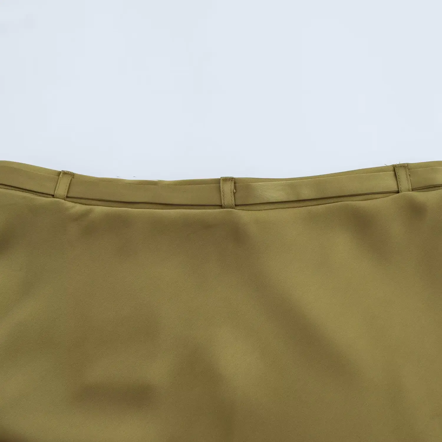 Silk Satin Belt Overskirt Women's ZRA Collection — feature 11