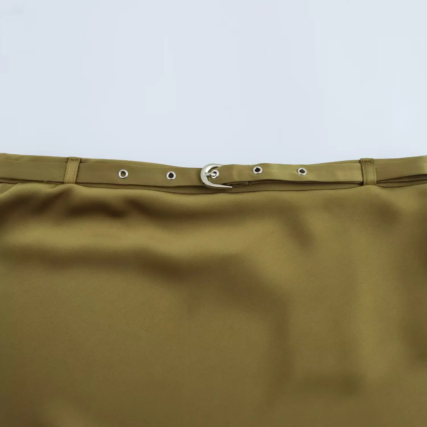 Silk Satin Belt Overskirt Women's ZRA Collection — feature 4