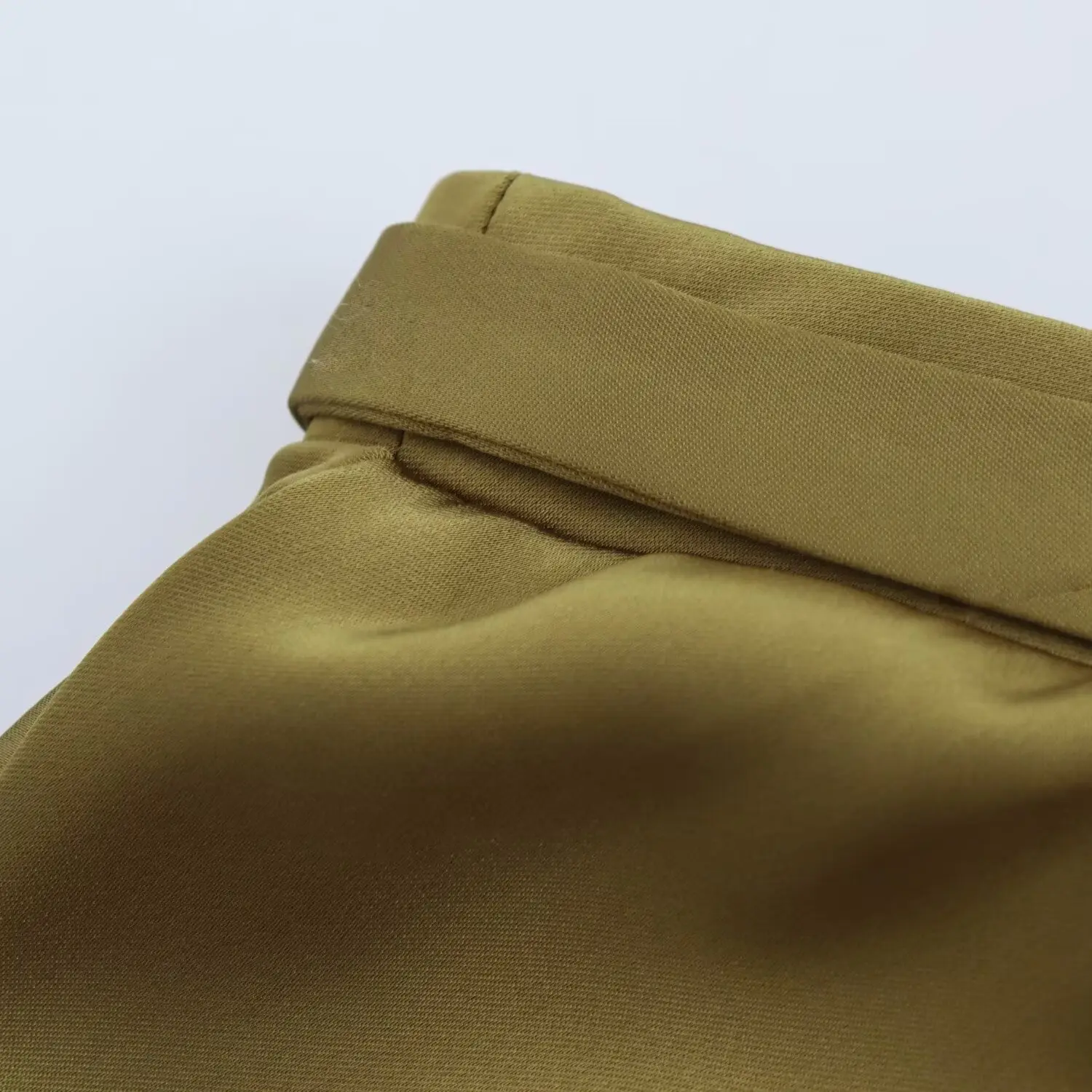 Silk Satin Belt Overskirt Women's ZRA Collection — feature 8