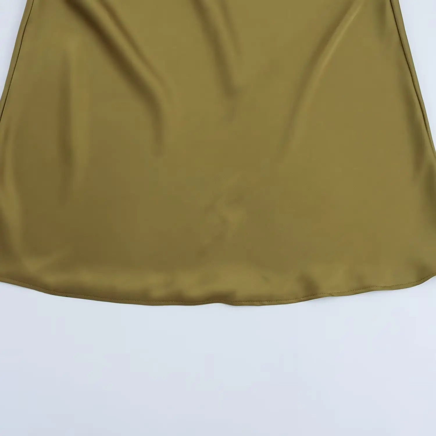 Silk Satin Belt Overskirt Women's ZRA Collection — feature 9