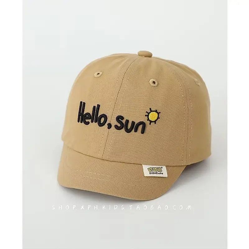 Hello Sun Thin Letter Cap Spring Autumn Sunshade Cap β feature 13