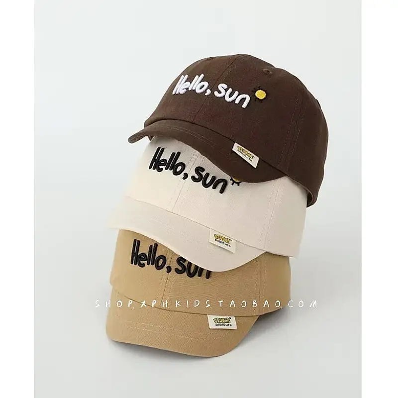 Hello Sun Thin Letter Cap Spring Autumn Sunshade Cap β feature 6