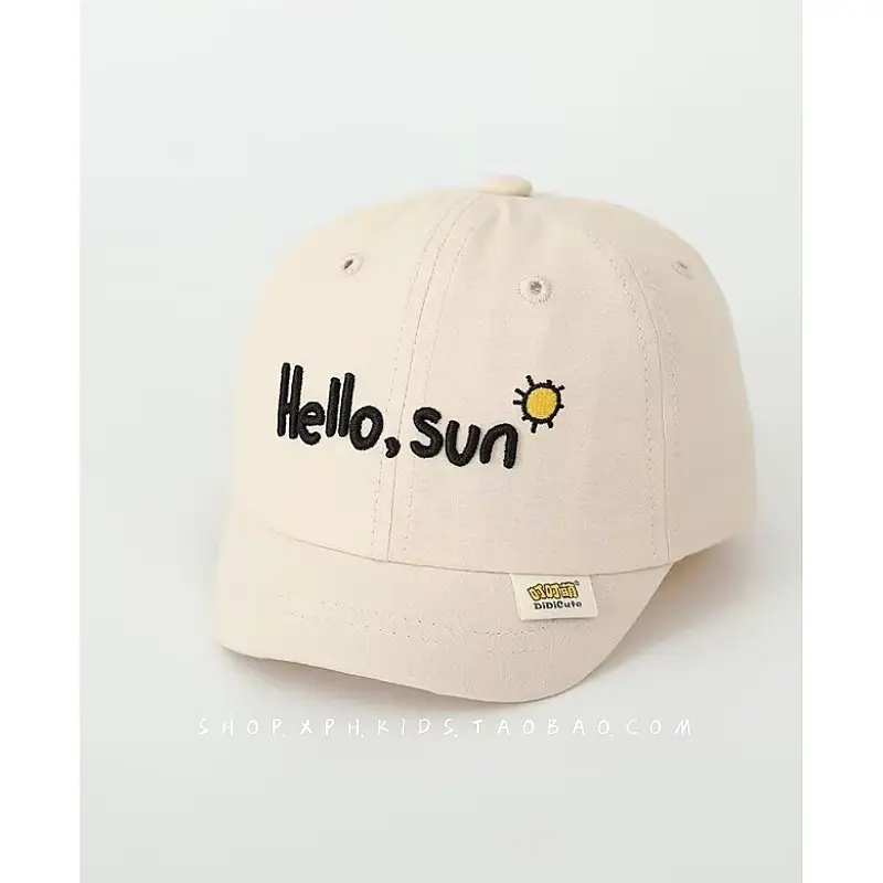 Hello Sun Thin Letter Cap Spring Autumn Sunshade Cap β feature 9
