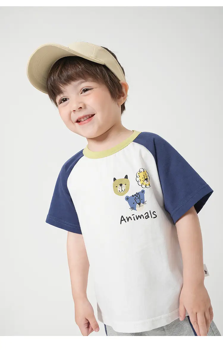 Boys Cotton Sports Shorts T-Shirt Set Summer Wear — feature 18