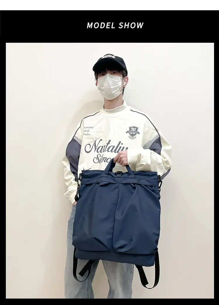 Multi-use Korean-style Backpack for Men Women Large Capacity Commuting — feature 5