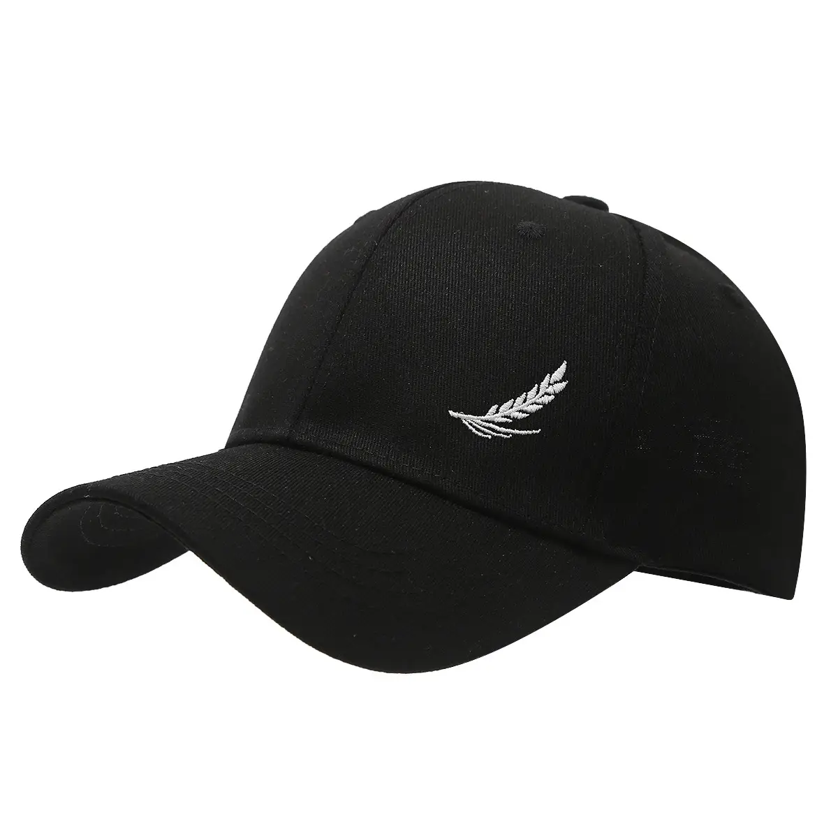 White Feather Embroidered Baseball Cap for Women Men - Image 11