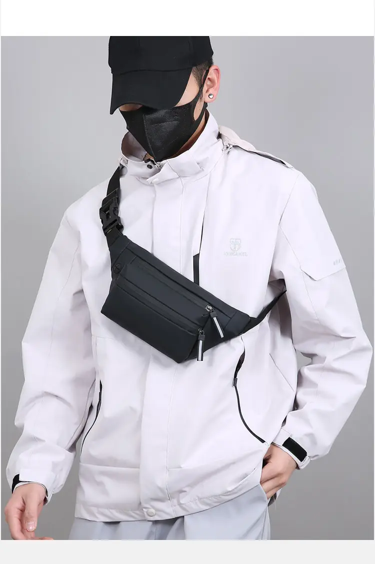 Men's Water-Repellent Crossbody Bag Multi-Layer Casual Shoulder Bag — feature 15