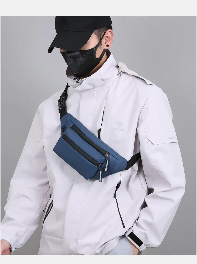 Men's Water-Repellent Crossbody Bag Multi-Layer Casual Shoulder Bag — feature 18