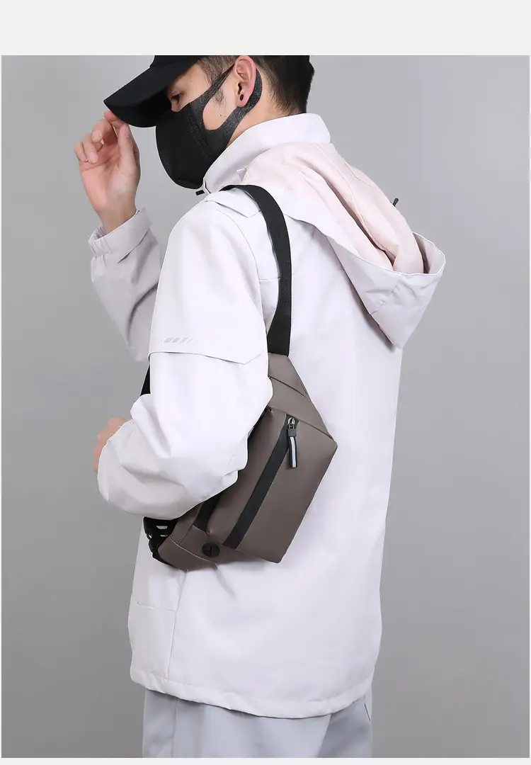 Men's Water-Repellent Crossbody Bag Multi-Layer Casual Shoulder Bag — feature 19