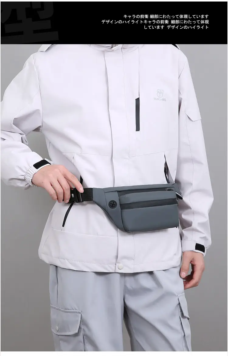 Men's Water-Repellent Crossbody Bag Multi-Layer Casual Shoulder Bag — feature 9