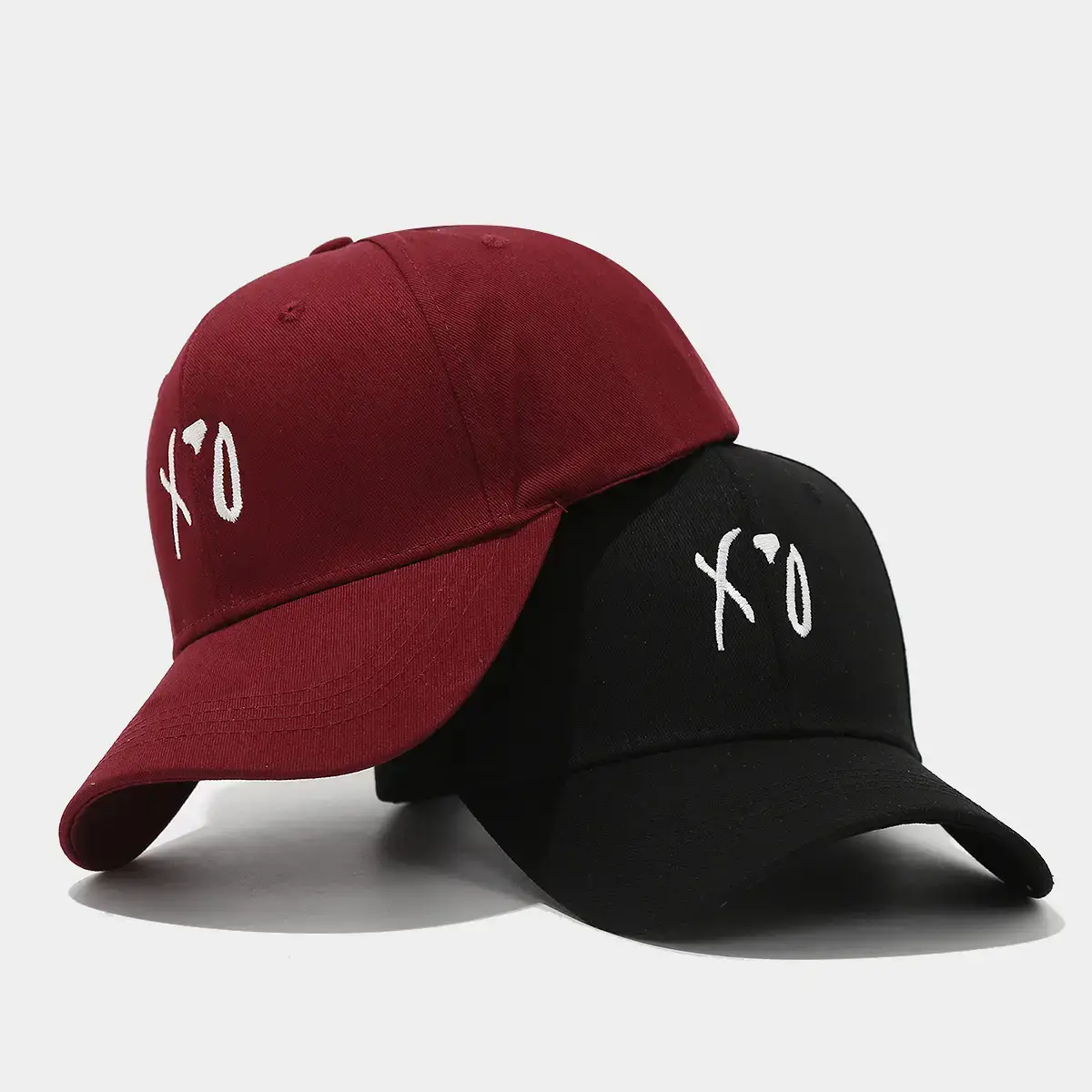 XO Letter Couple Baseball Cap for Men Women Autumn
