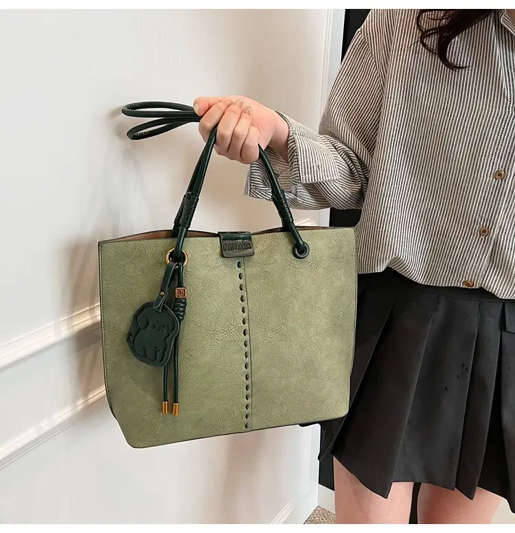 Green Crossbody Tote Bag for Women Casual Fashion — feature 21