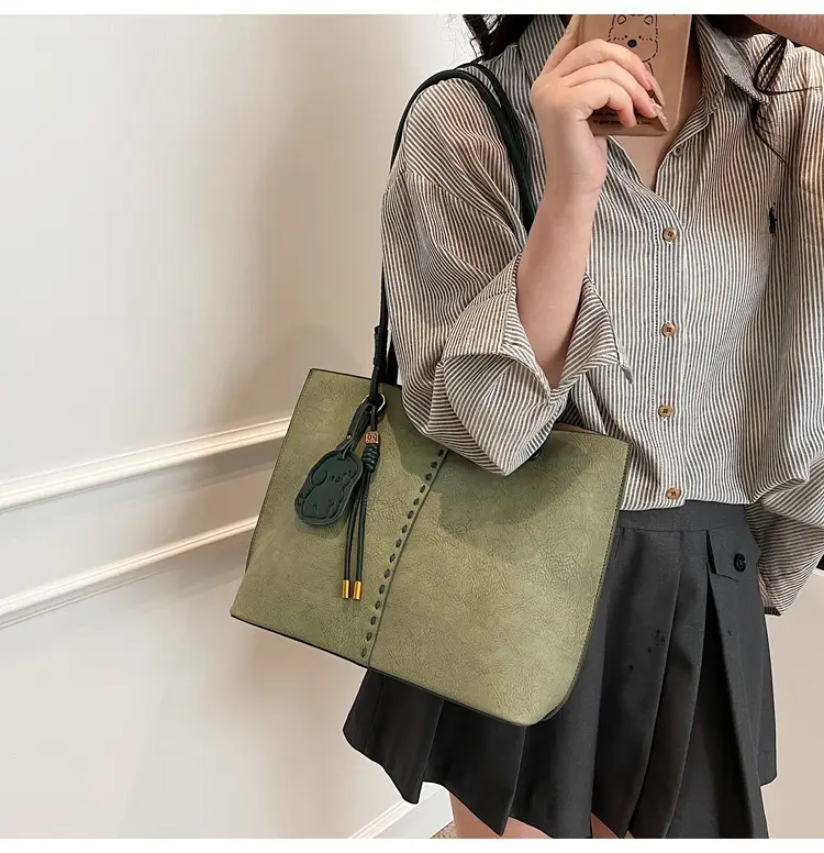 Green Crossbody Tote Bag for Women Casual Fashion — feature 22