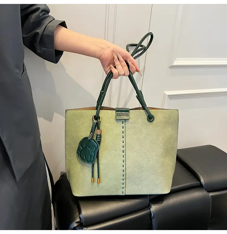 Green Crossbody Tote Bag for Women Casual Fashion — feature 24