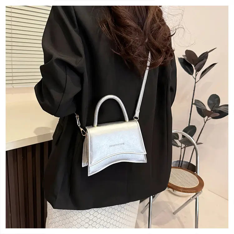 Women's Silver Shoulder Crossbody Handbag 2025 Spring — feature 20