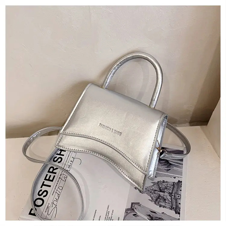 Women's Silver Shoulder Crossbody Handbag 2025 Spring — feature 31