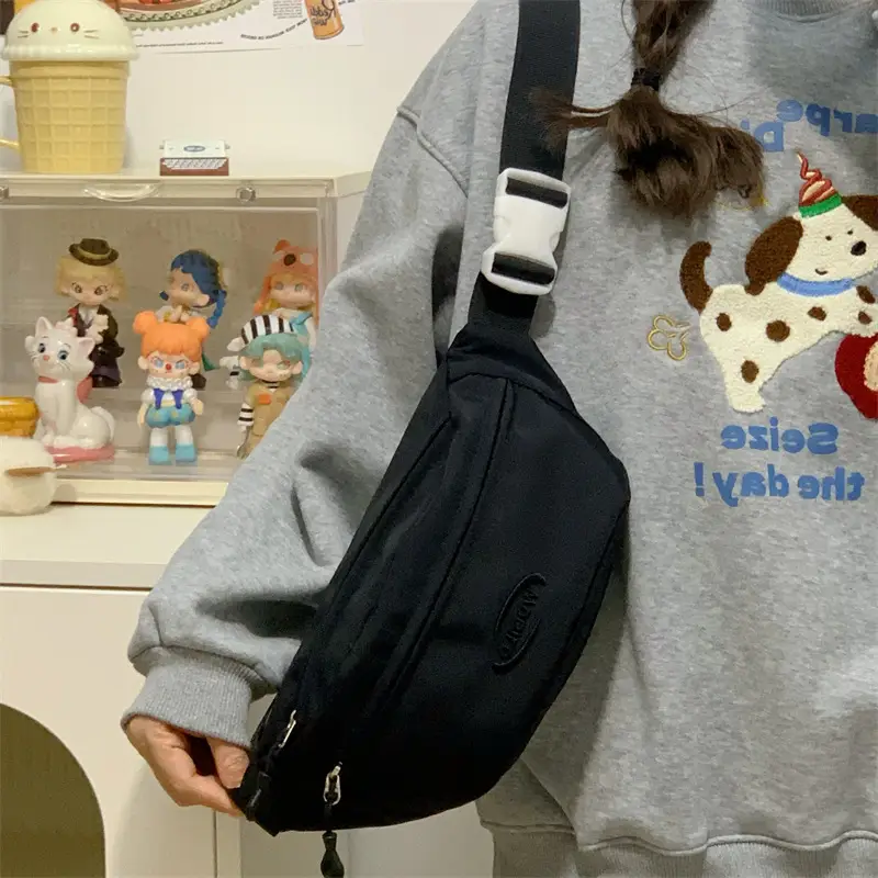 Sweet Cartoon Crossbody Bag for Women Light Blue - Image 7
