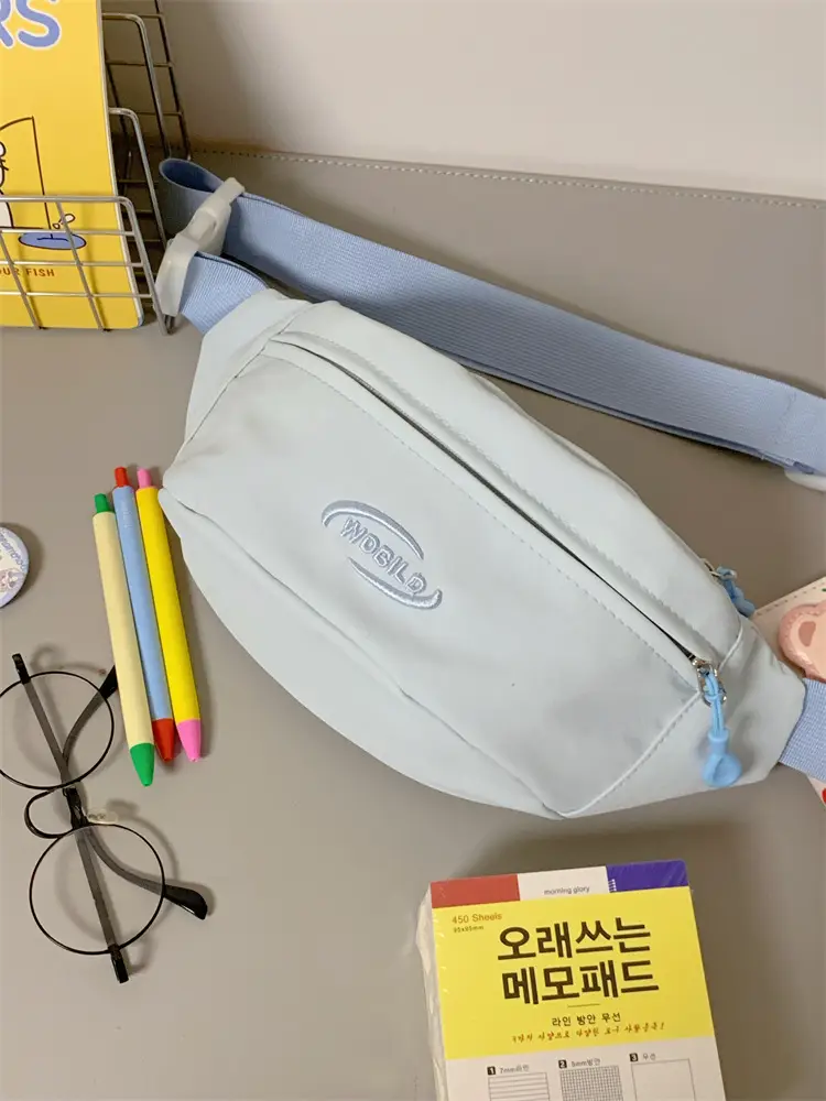 Sweet Cartoon Crossbody Bag for Women Light Blue — feature 15