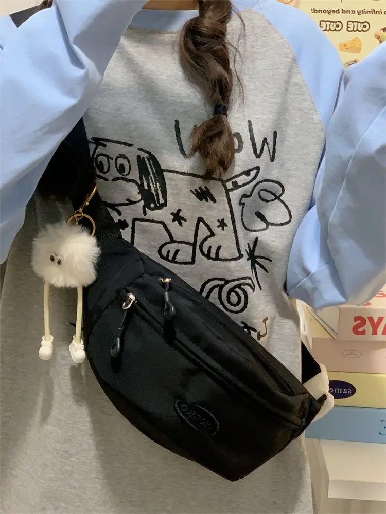 Sweet Cartoon Crossbody Bag for Women Light Blue — feature 24
