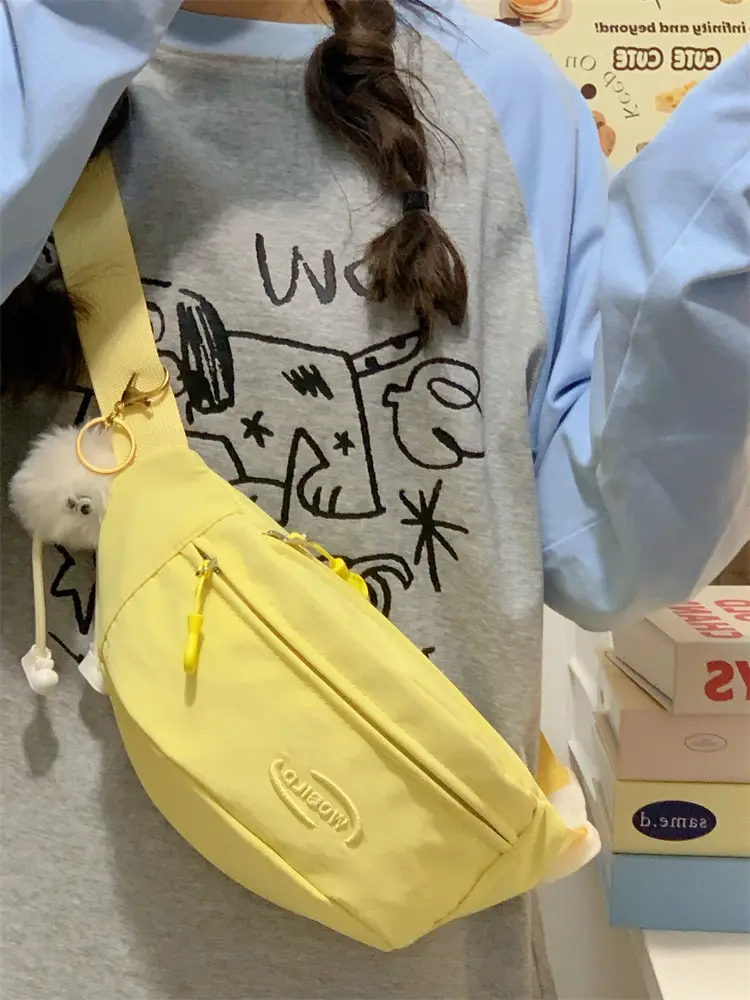 Sweet Cartoon Crossbody Bag for Women Light Blue — feature 25