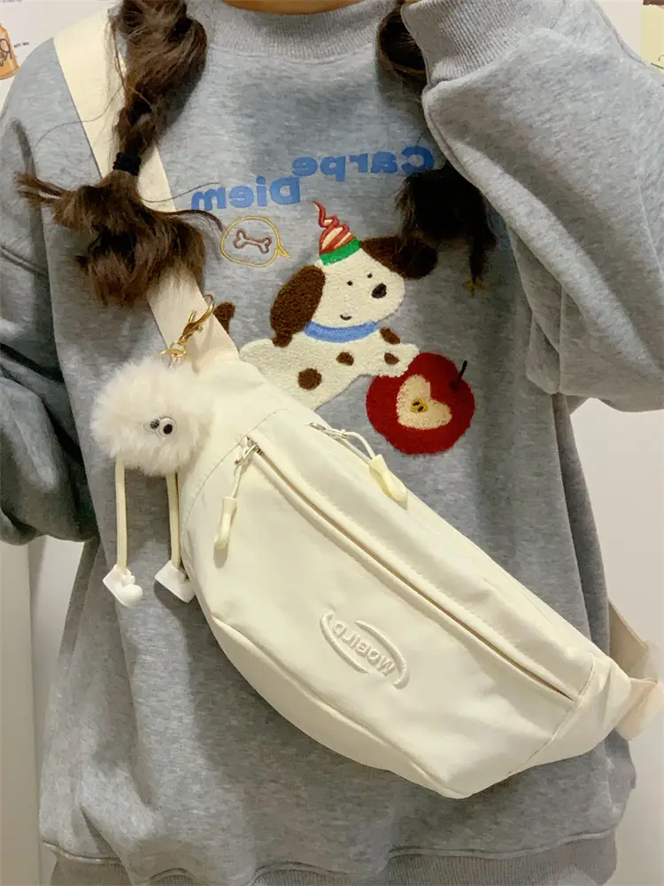 Sweet Cartoon Crossbody Bag for Women Light Blue — feature 35